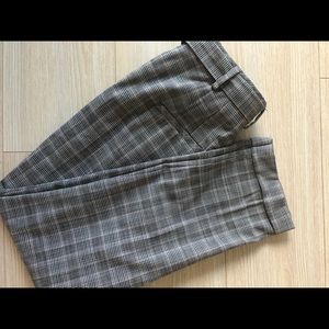 RW&Co high waisted plaid pants size 4